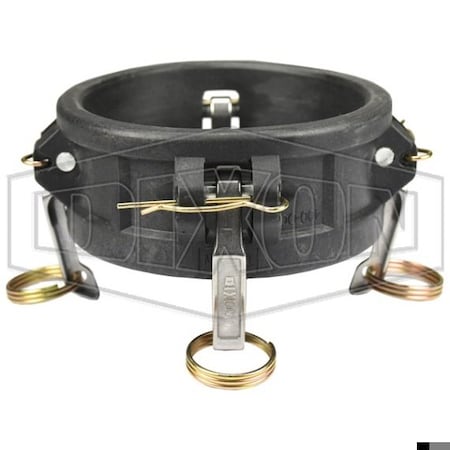 Dixon Type H Cam and Groove Dust Cap, 4 in, Polypropylene PPH400